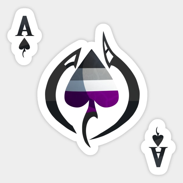 Ace in Spades: Pride Sticker by Phreephur